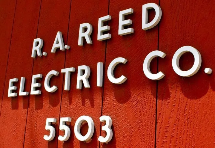 Slide of Reed Electric & Field Service