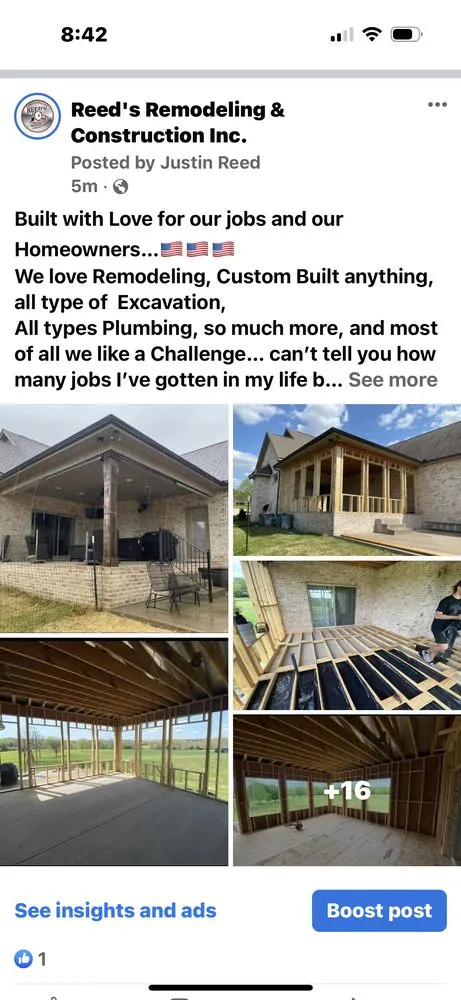 Slide of Reed's Remodeling