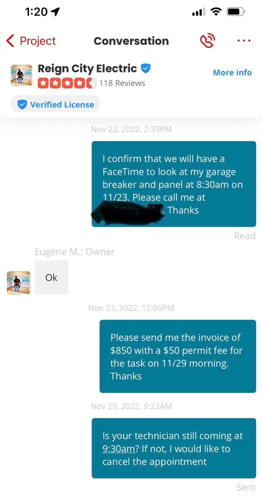 Slide of Reign City Electric