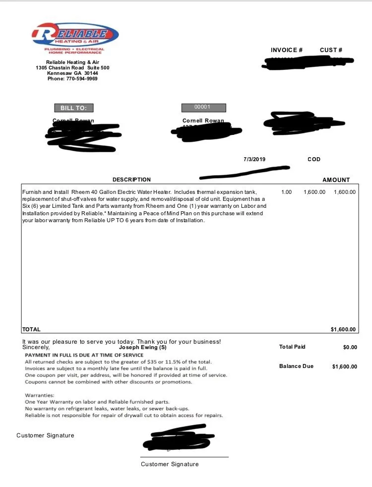 Certified emergency electrical service in ,  by Reliable Heating & Air, Plumbing and Electrical