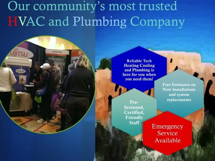 Slide of Reliable Tech Heating Cooling & Plumbing