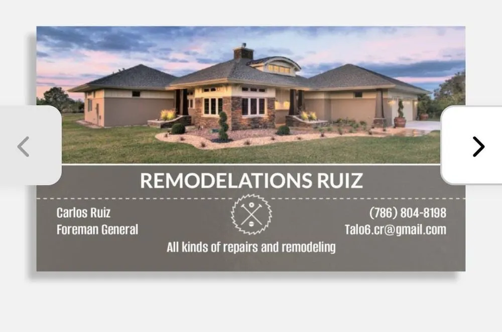Slide of Renovations Ruiz