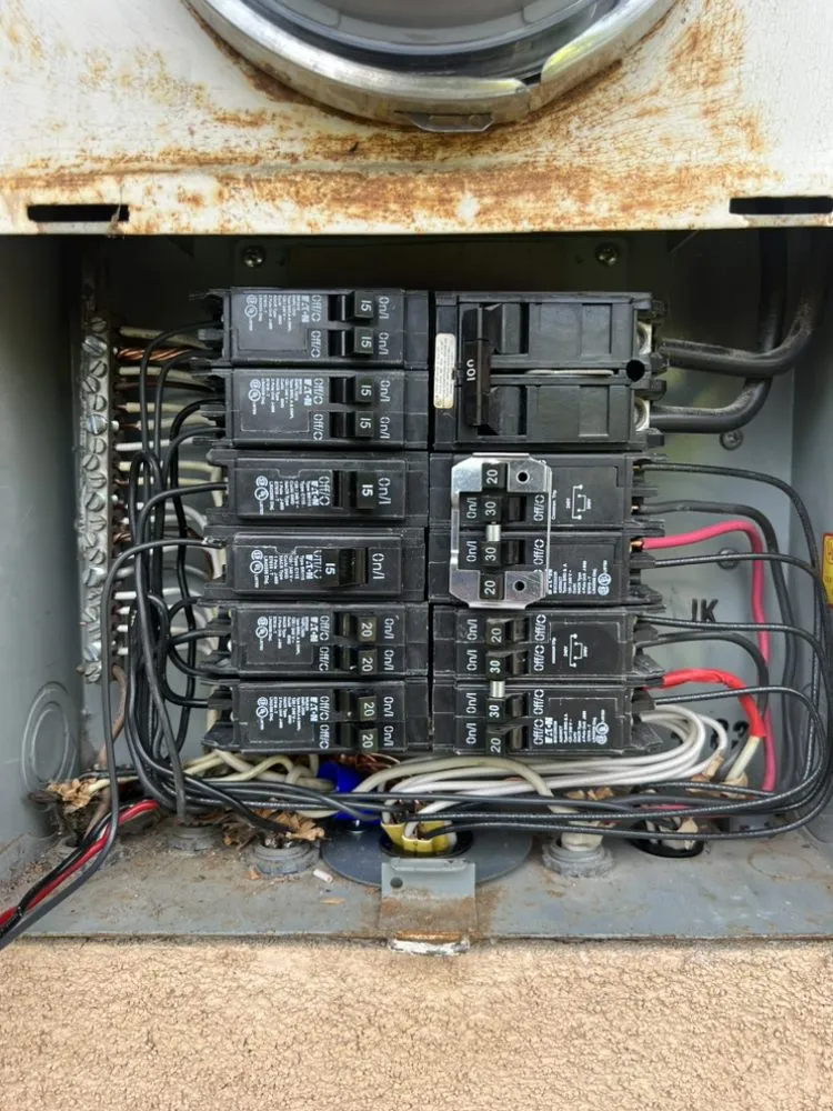 Licensed electrical service for homes in wiring installation,  by 