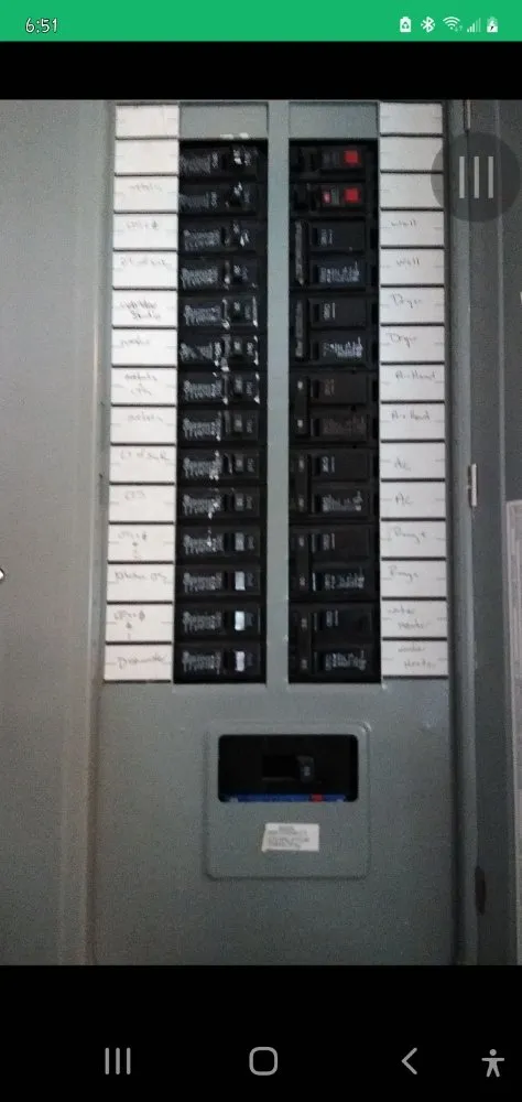 Certified electrician providing panel upgrade in Morriston, FL - Residential Service Associates