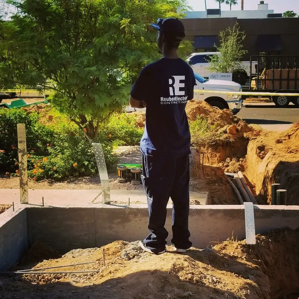 Slide of Reuben Electrical Contracting