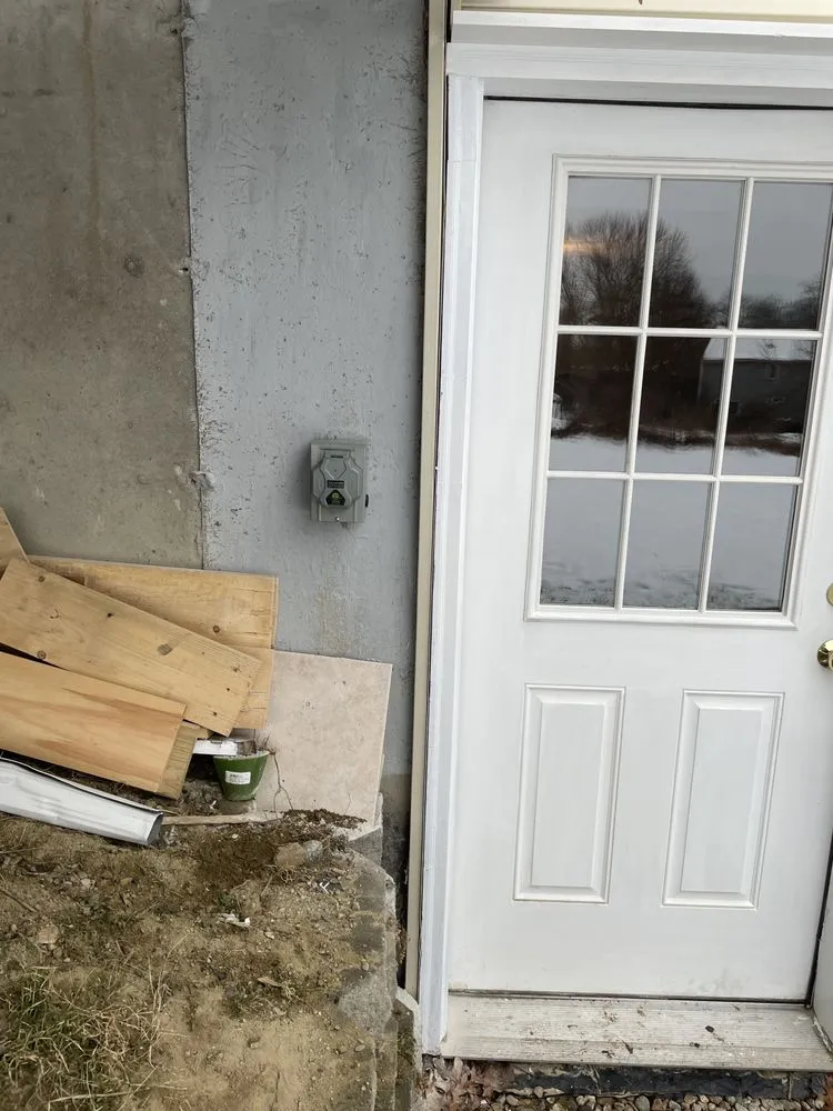 Emergency wiring installation in ,  by Reynolds Electric Company