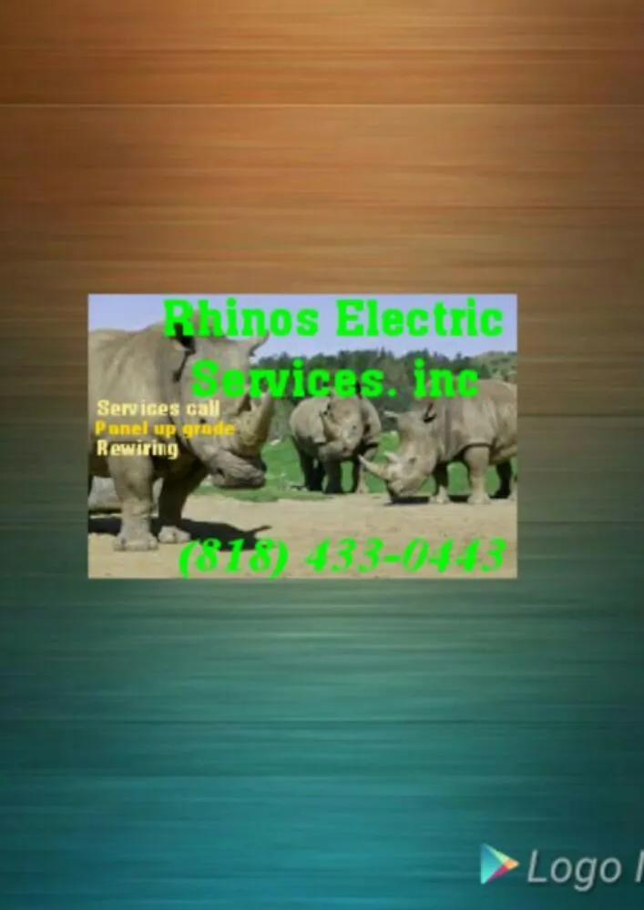 Slide of Rhino's Electric Service