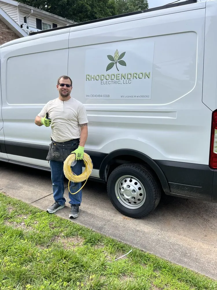 Professional electrician providing panel upgrade in Washington, WV - Rhododendron Electric