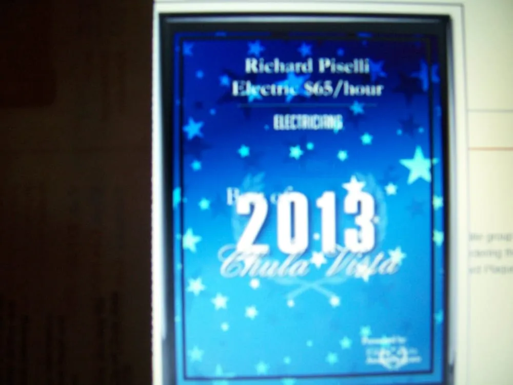 Slide of Richard Piselli Electric