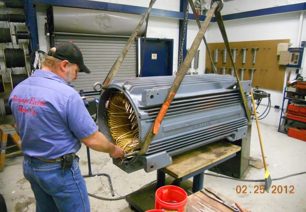 Slide of Richards Electric Motor