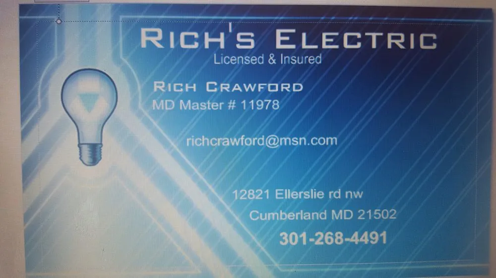 Slide of Rich's Electric