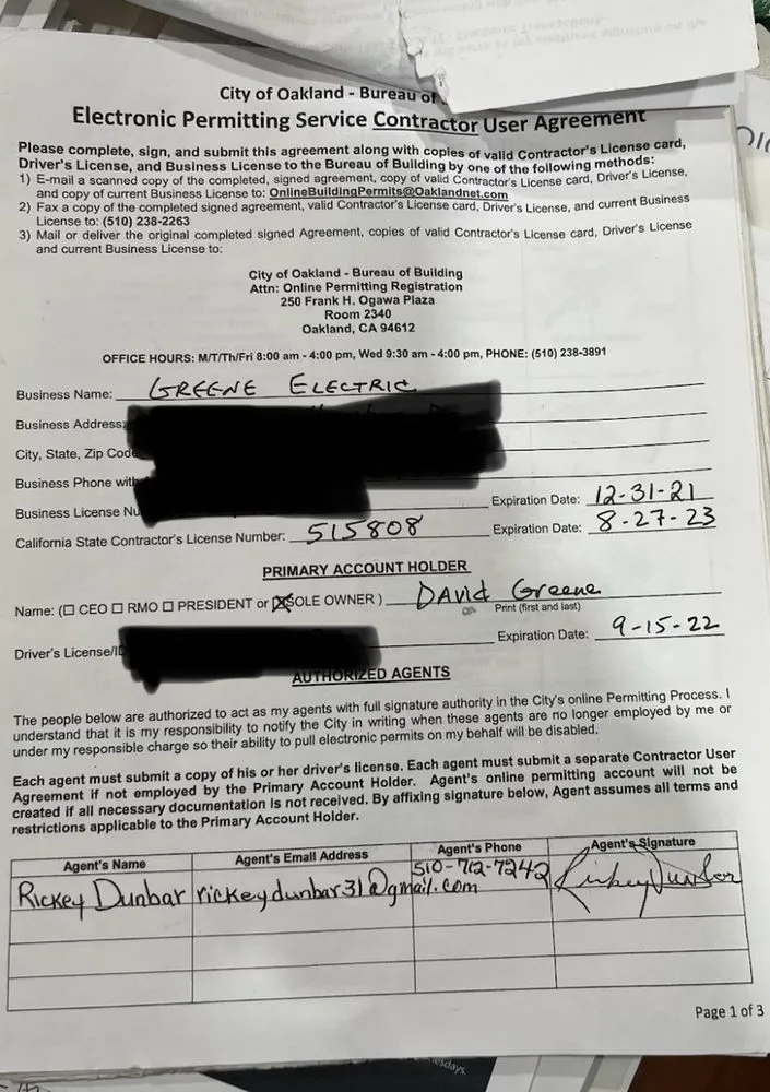 Slide of Rick's Enterprise Electric