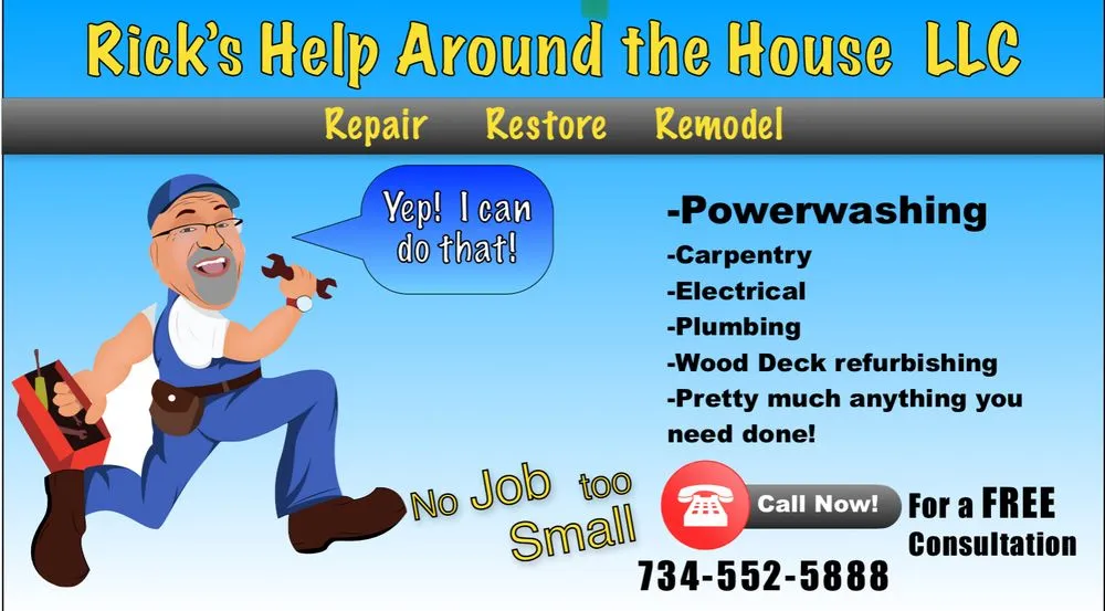 Slide of Rick’s Help Around The House