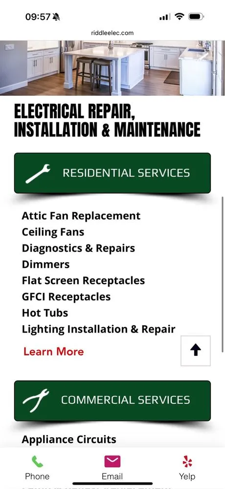 Slide of Riddle Electric Service, LLC