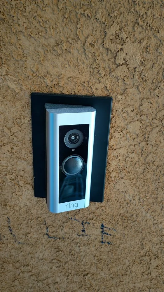 Slide of Ring Doorbell Installation Guy