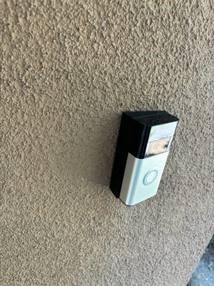 Slide of Ring Doorbell Installation Guy