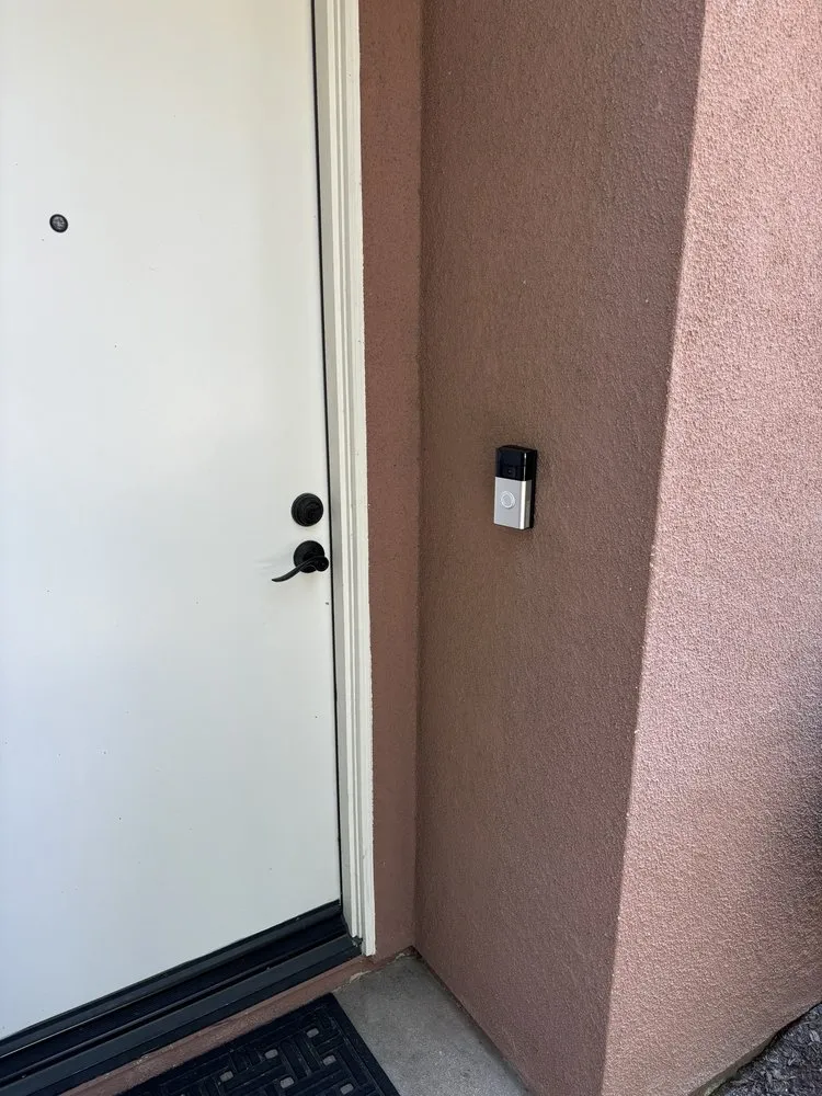 Slide of Ring Doorbell Installation Guy