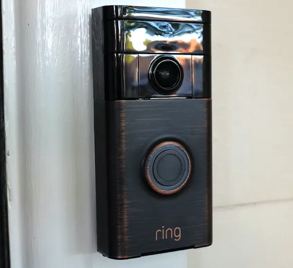 Slide of Ring Doorbell Installation Guy