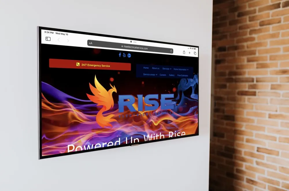 Slide of Rise Electrical Service