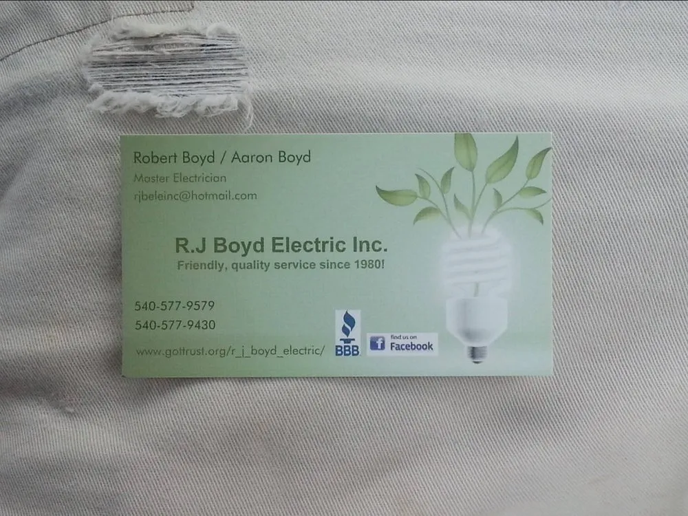 Slide of RJ Boyd Electric