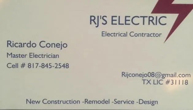 Slide of RJ's Electric