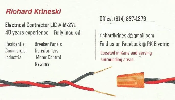 Slide of RK Electric