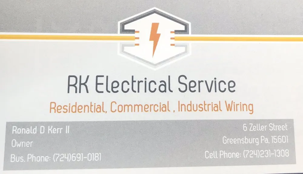 Slide of RK Electrical Service