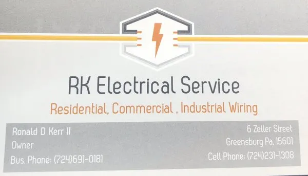 RK Electrical Service Logo