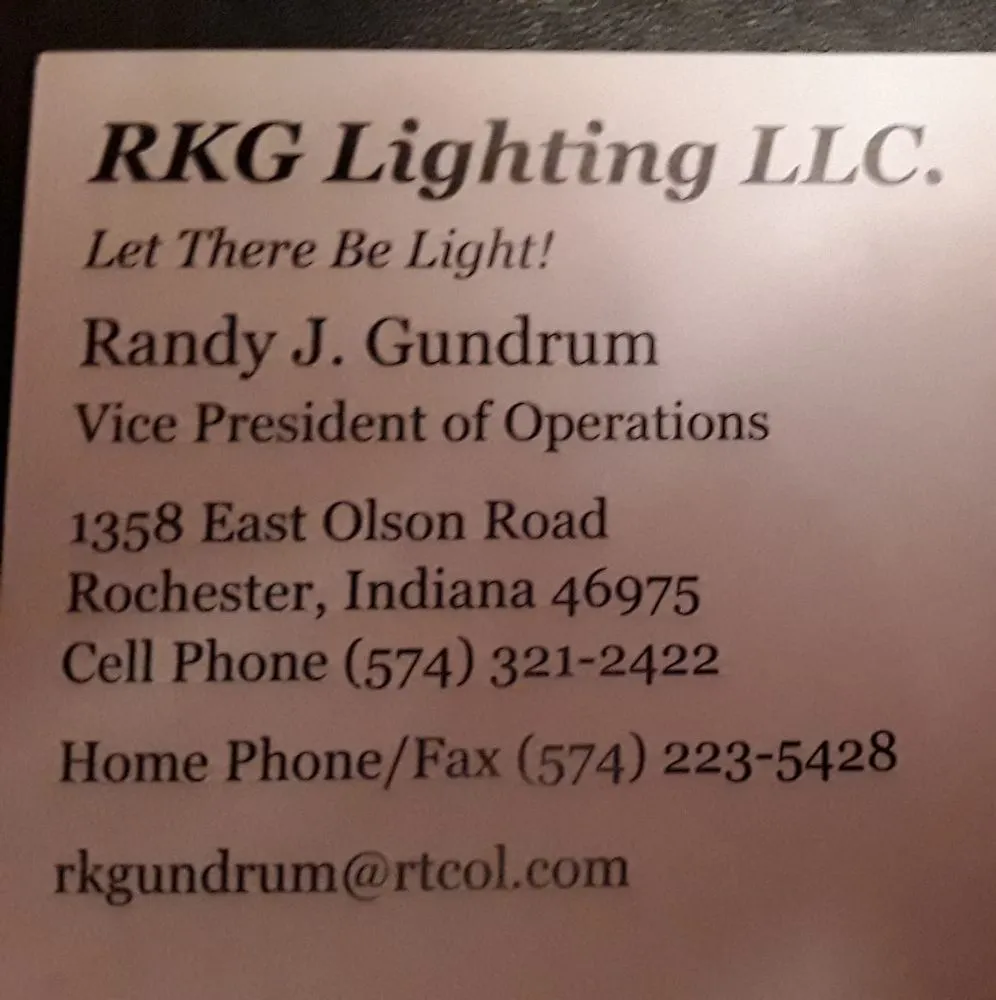 Slide of RKG Lighting