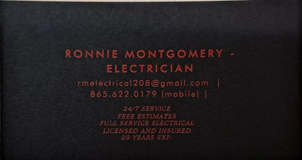 Slide of RM Electric Service