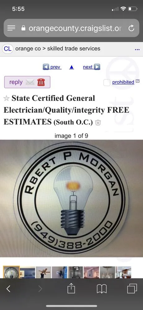 Expert panel upgrade service in Capistrano Beach, CA - Robert P Morgan Electrician