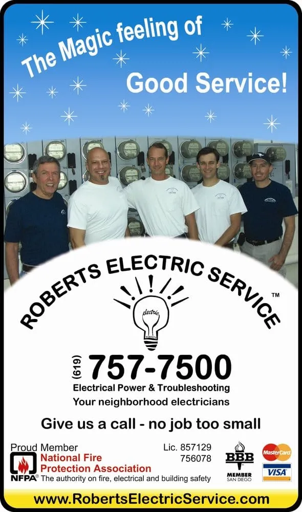 Slide of Roberts Electric Service