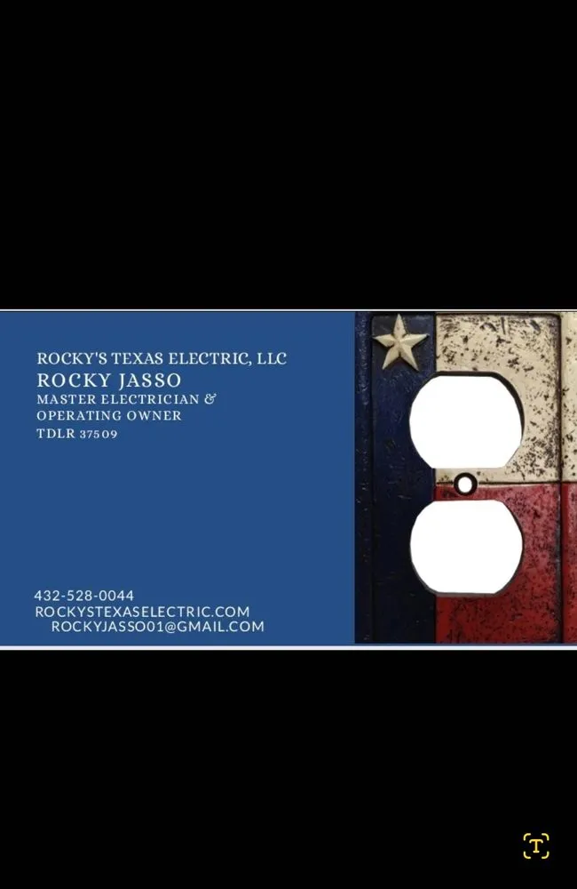 Slide of Rocky's Texas Electric