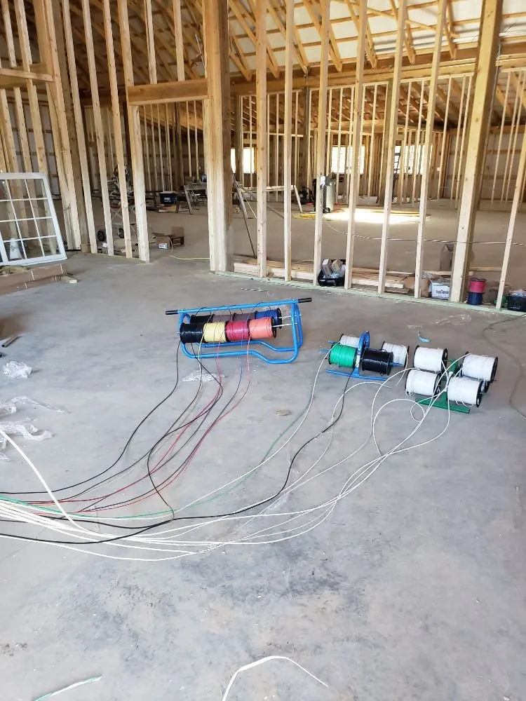 Professional electrician providing panel upgrade in Hampshire, TN - Rodney's electric
