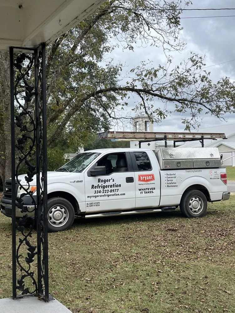 Slide of Roger's Refrigeration & Electrical