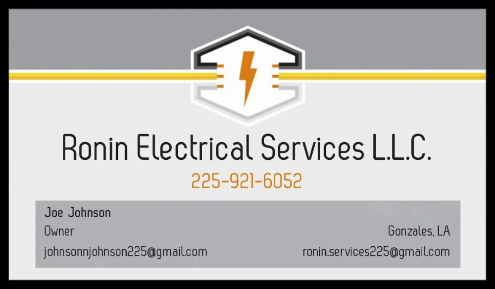Slide of Ronin Electrical Services