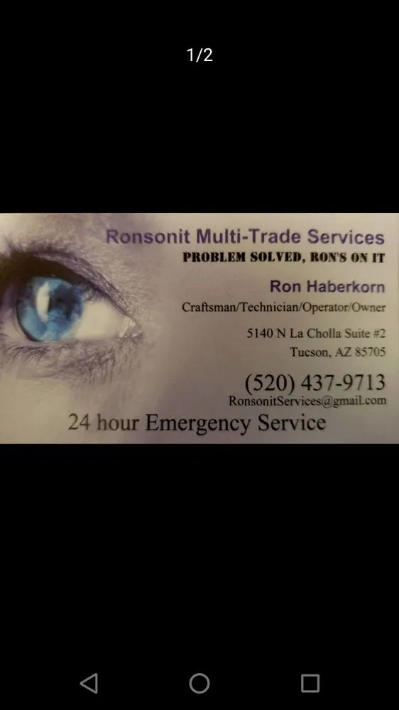 Slide of Ronsonit Multi-Trade Services