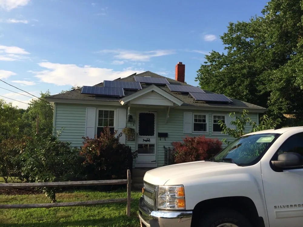 Slide of Roof Diagnostics Solar of Mass