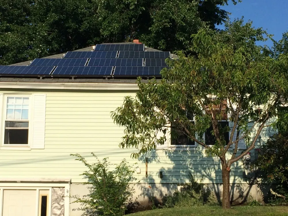 Slide of Roof Diagnostics Solar of Mass