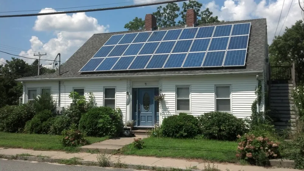 Slide of Roof Diagnostics Solar of Mass