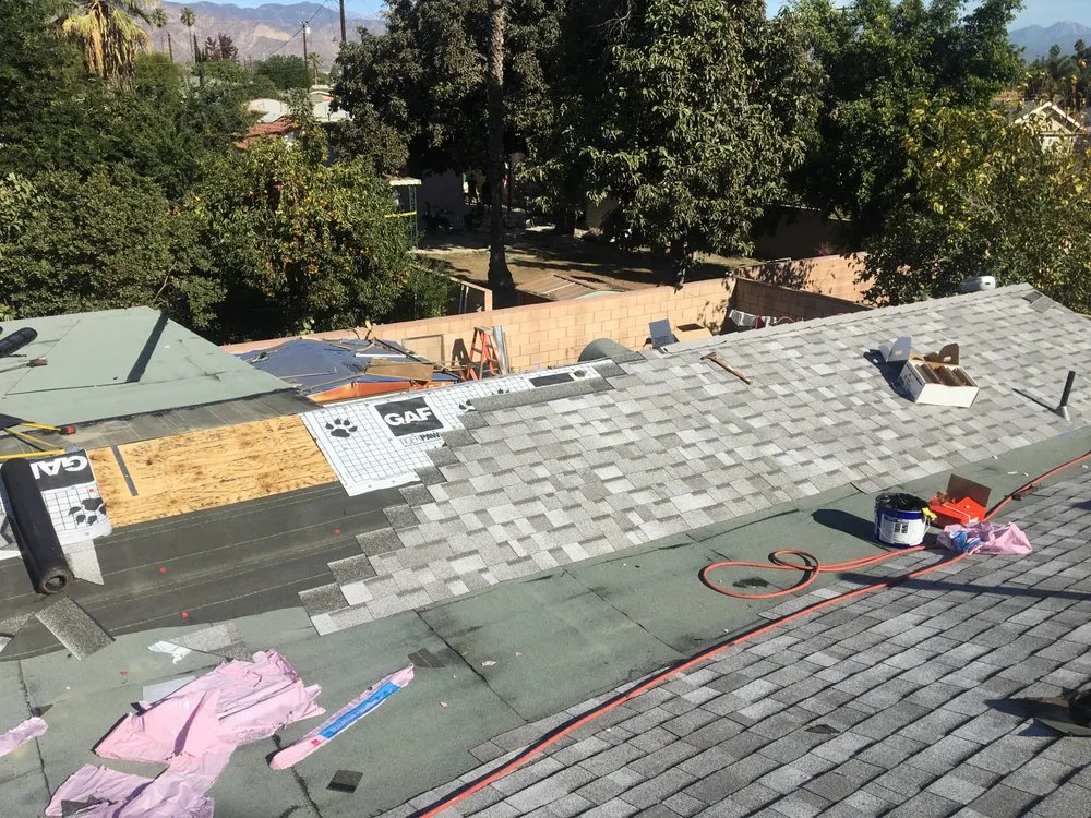 Slide of Roof Repair SD