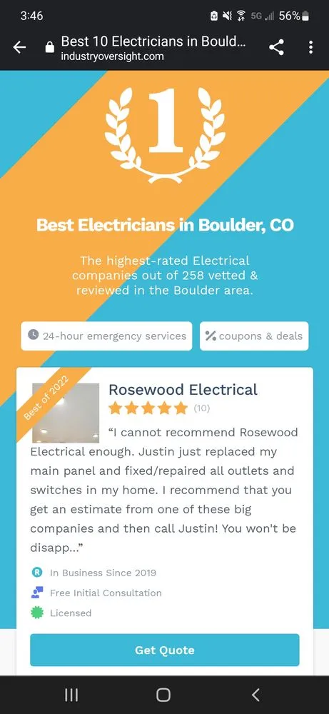 Slide of Rosewood Electric