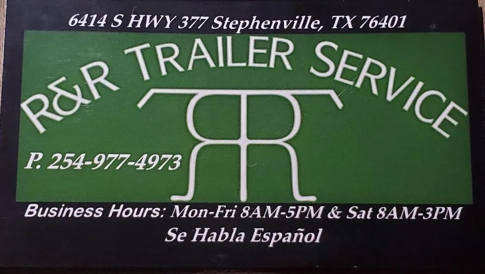 Slide of R&R Trailer Service