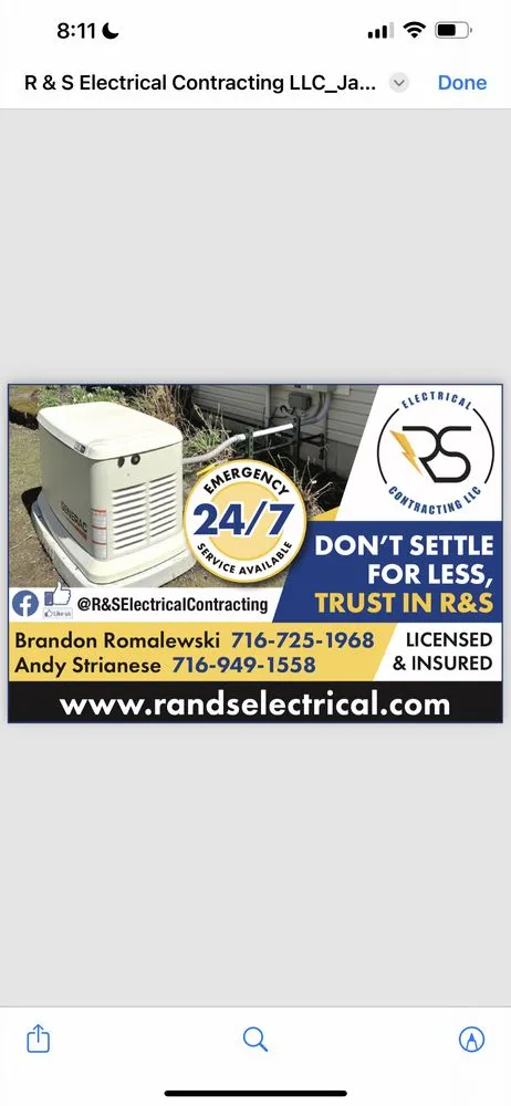 Emergency electrician providing circuit breaker repair in Derby, NY - R&S Electrical Contracting