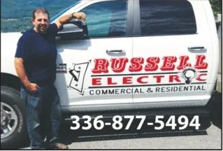 Affordable emergency electrical service experts serving Fleetwood, NC - Russell Electric & Builders
