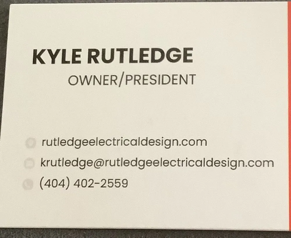 Slide of Rutledge Electrical Design