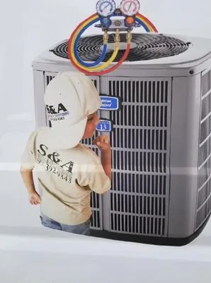 S & A Heating & Air Conditioning Electrical Services Logo