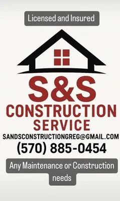 S & S Construction Service Logo