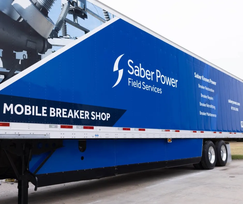 Slide of Saber Power Services