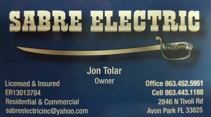 Slide of Sabre Electric